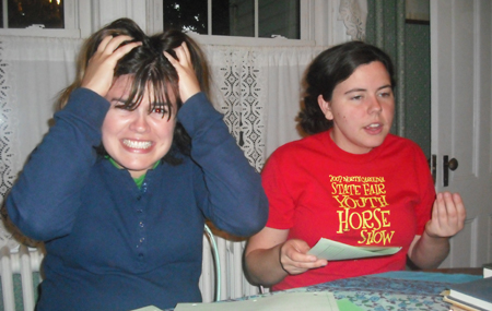 Sometimes, Nicole is not so patient. If you're impatient, make sure you have a calming friend, or an extra cocktail.
