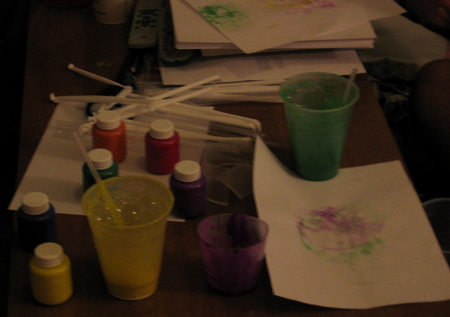 The supplies, ready for action.