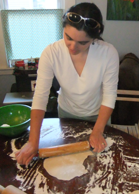 Sue rolls out the naan- easy!