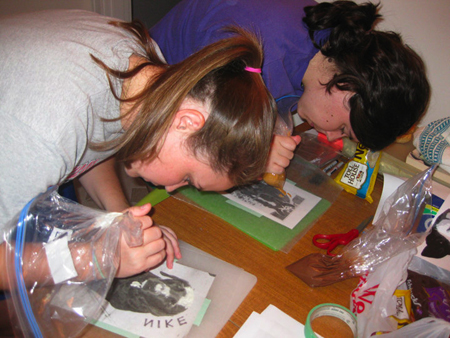 Crafters in action. Sarah (in purple) is the founder of the TCT Saint Louis group. Woot Sarah! Crafters in action. Sarah (in purple) is the founder of the TCT Saint Louis group. Woot Sarah!