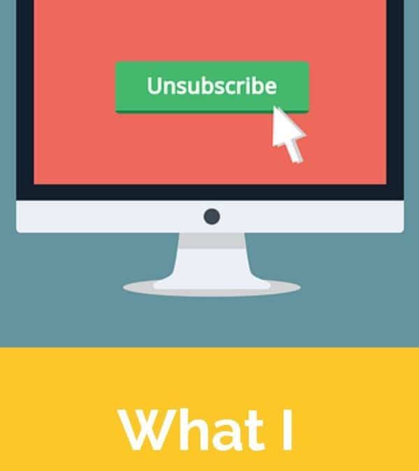 What I Learned Unsubscribing From 100 Email Newsletters