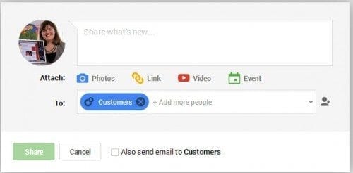 sharingwithcustomersgoogleplus