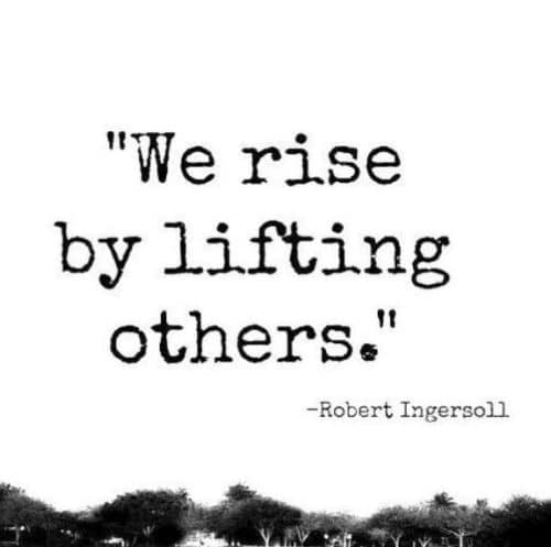 I thought this was kind of a cool "Lift"-esque quote. 