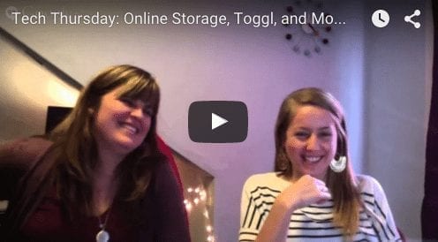 Tech Thursday: Online Storage, Toggl, and Beyond