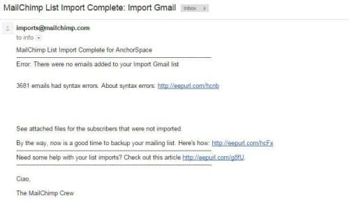 mailchimpimportissues