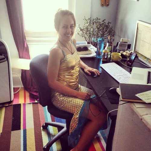 I also get to play real dress up sometimes.