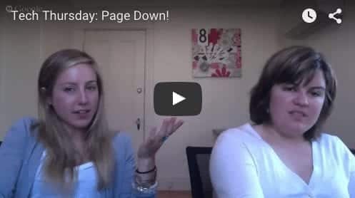 Tech Thursday: Page Down!