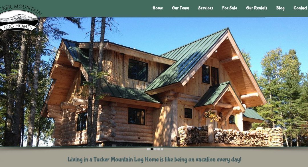 Website Launch: Tucker Mountain Log Homes