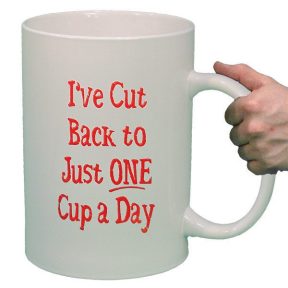 Maybe someday, I'll be down to just one.