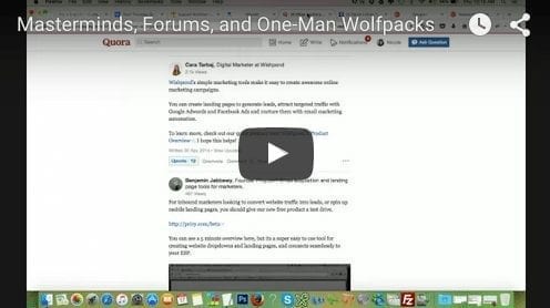 Tech Thursday: Masterminds, Forums, and One-Man Wolfpacks