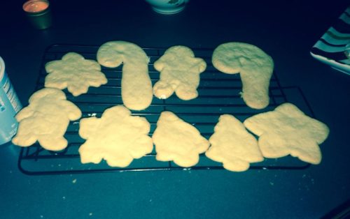 Franken-Cookies- and this is before decorating.