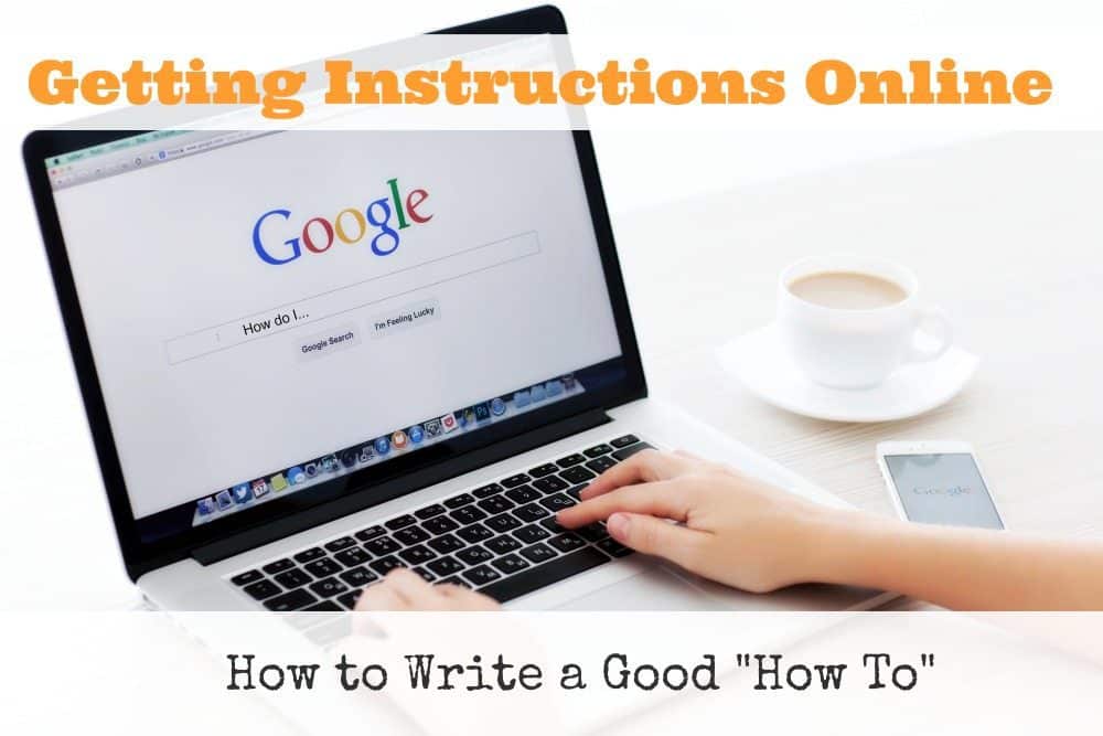 How to Write a Good “How To”