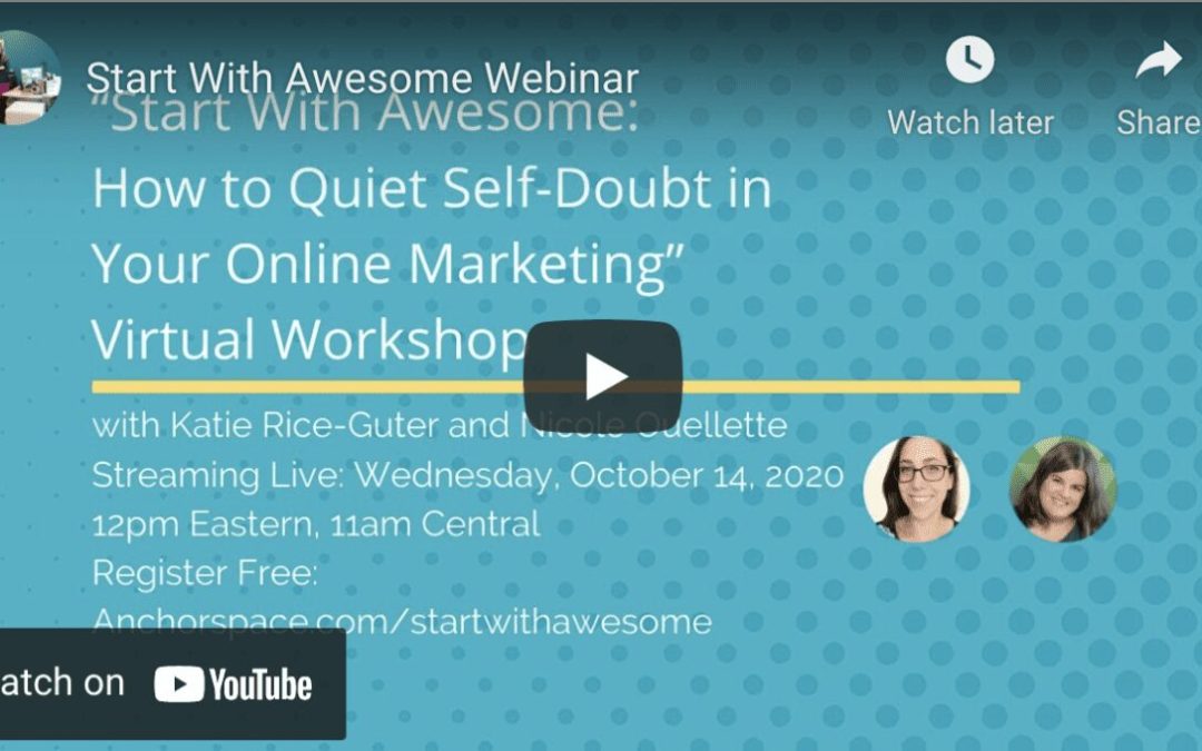 Start With Awesome Webinar