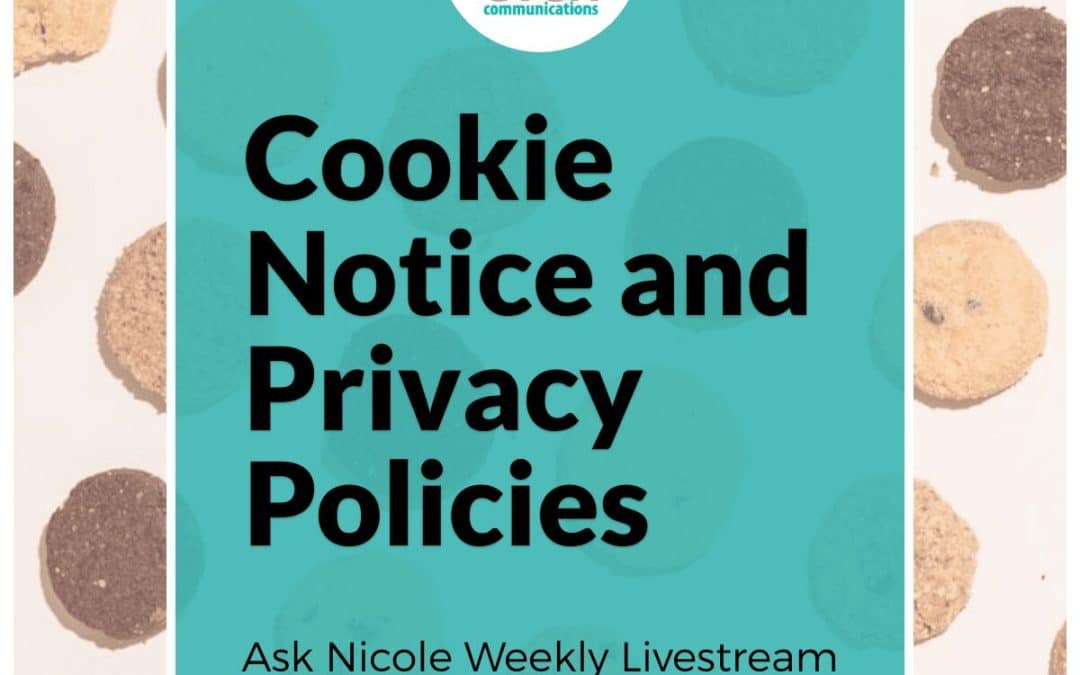 Cookie Notice and Privacy Policies