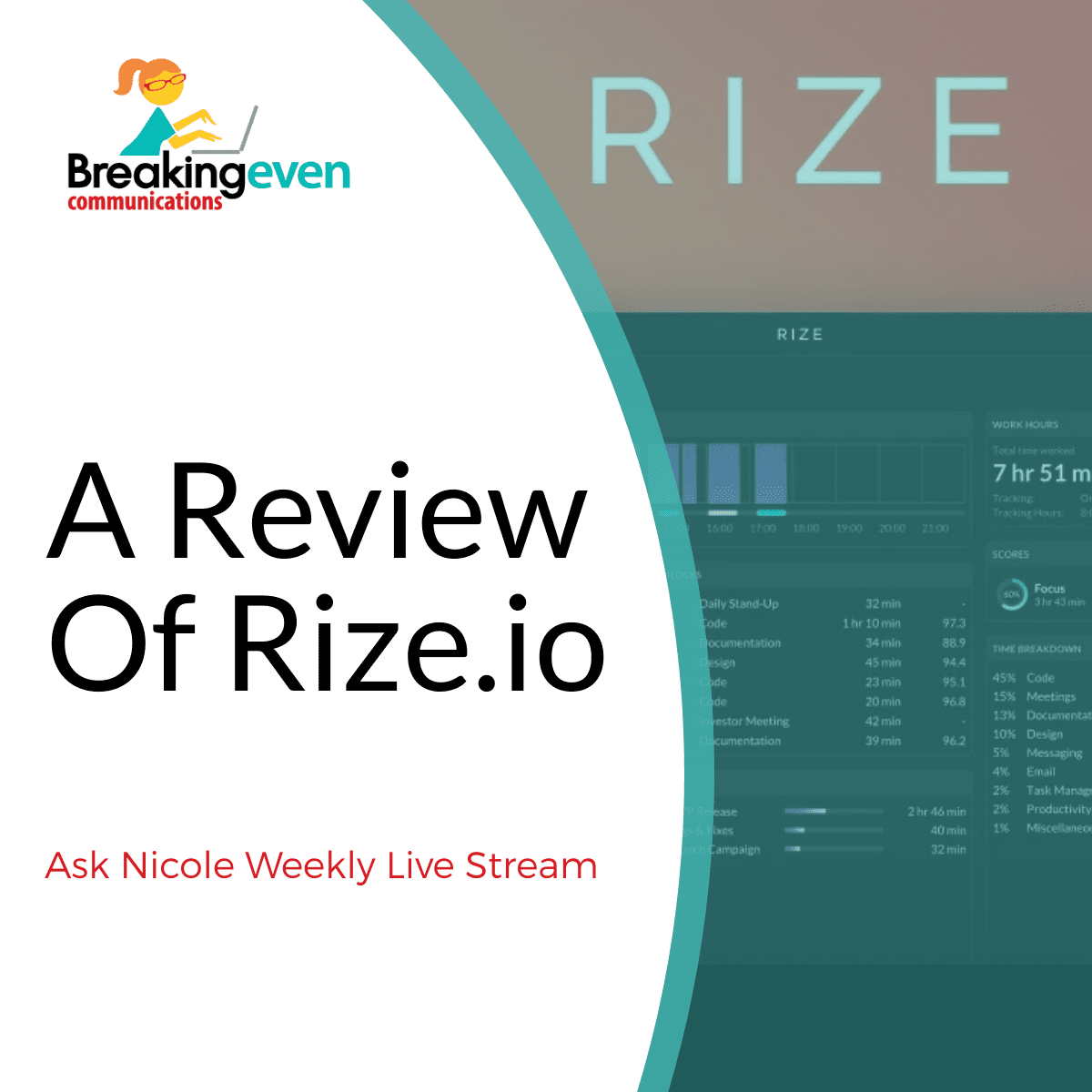 Ask Nicole Weekly: Review Of The Rize Productivity App (Rize.io)