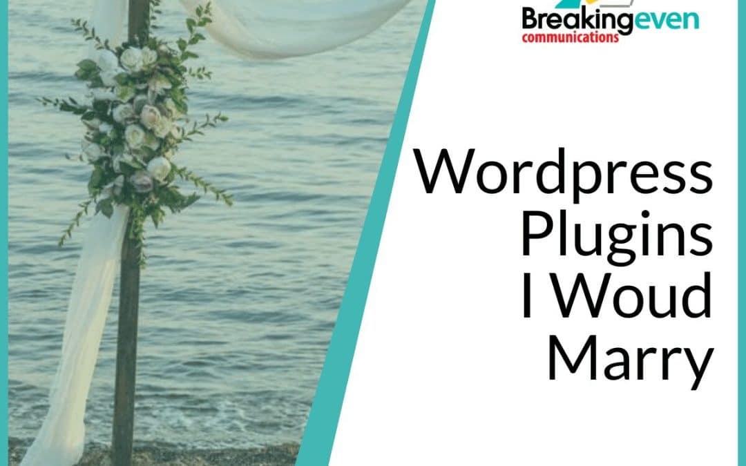 Ask Nicole Weekly: WordPress Plugins I Would Marry