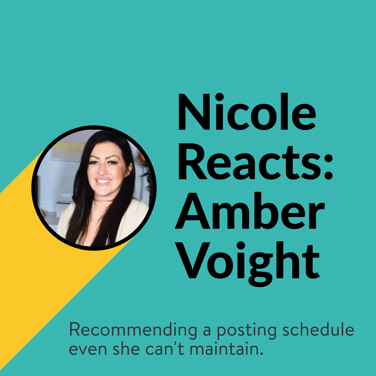Nicole Reacts: Amber Voight “Instagram Expert”