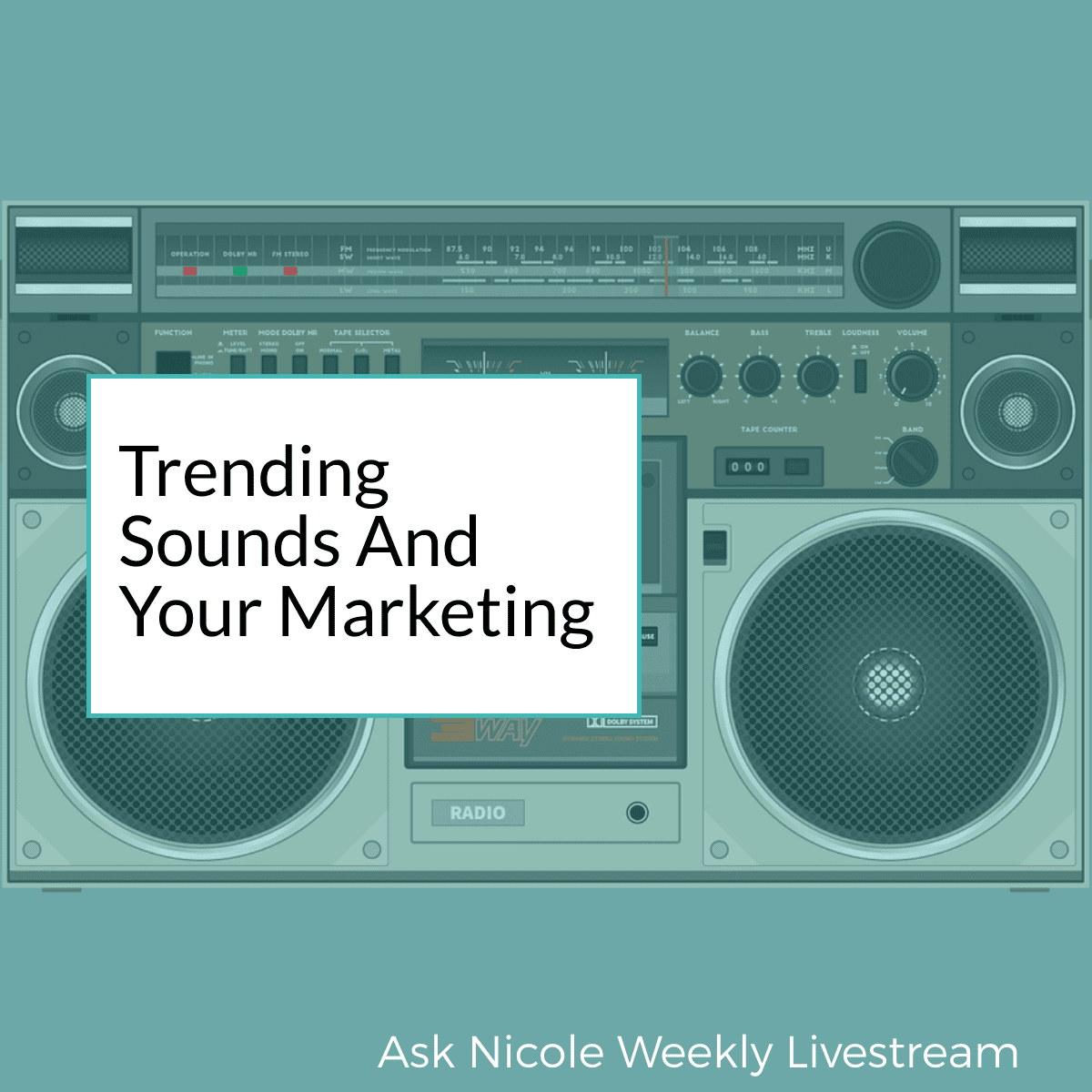 Ask Nicole Weekly: Trending Sounds And Your Marketing