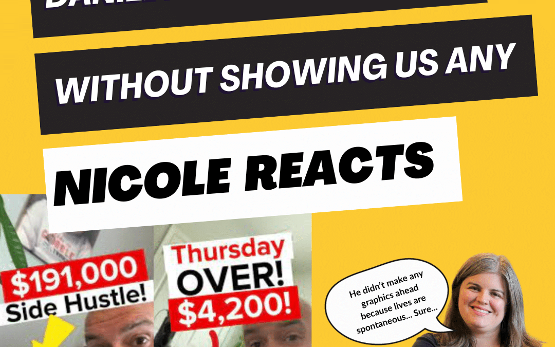 Nicole Reacts: Daniel Kump Is A Data Nerd Who Shows Us No Data