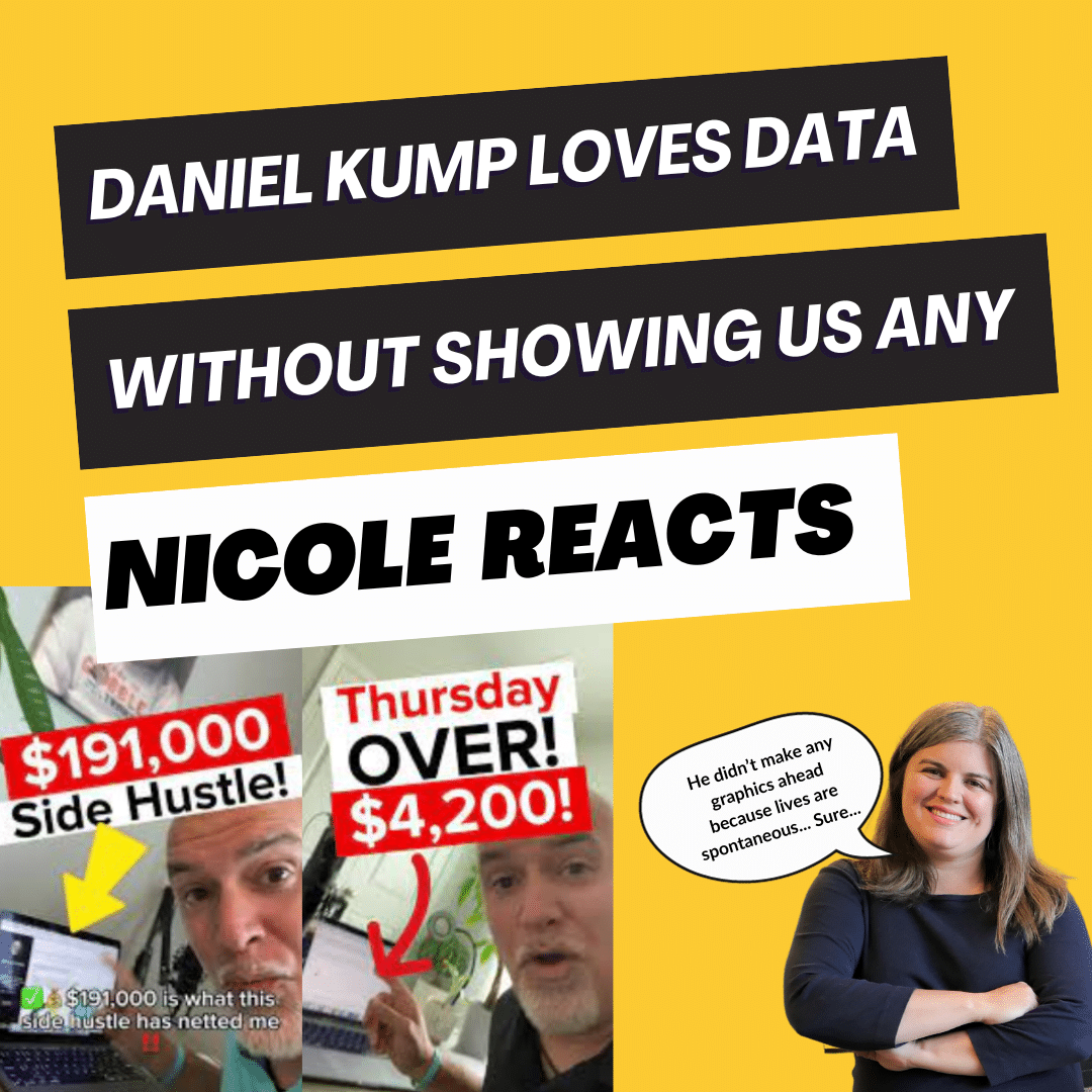 Nicole Reacts: Daniel Kump Is A Data Nerd Who Shows Us No Data