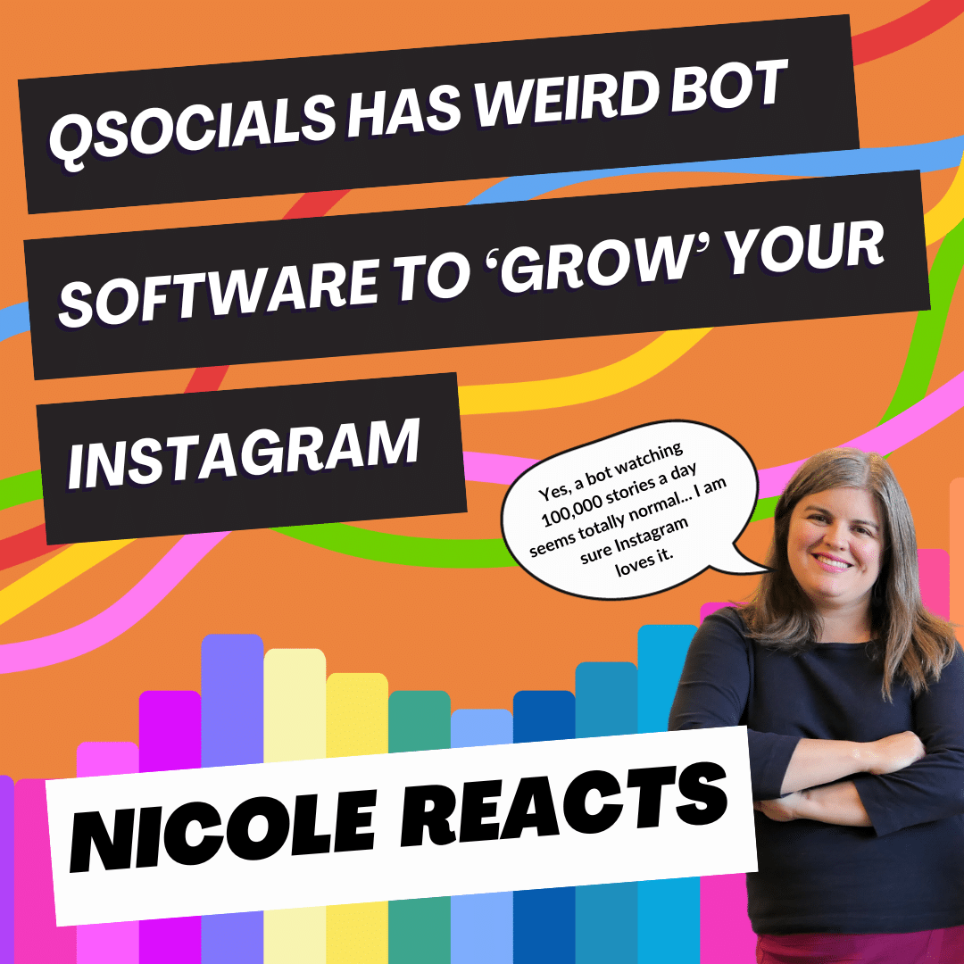 Nicole Reacts: This Software Will Grow Your Instagram Account By Watching 100,000 Stories A DAY