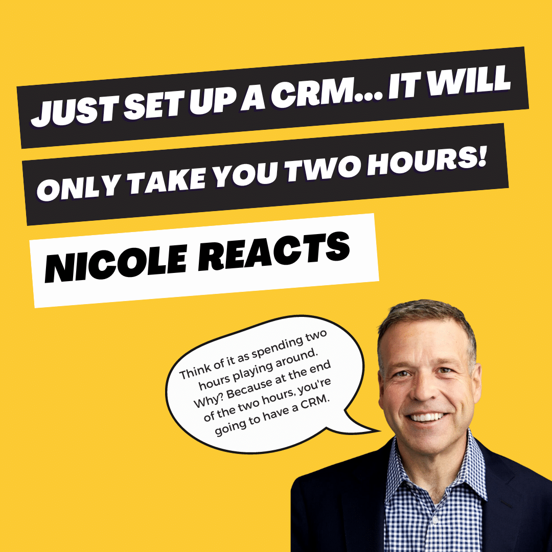 Nicole Reacts: Donald Miller Thinks We Can Set Up A CRM In Two Hours (Audio Only)