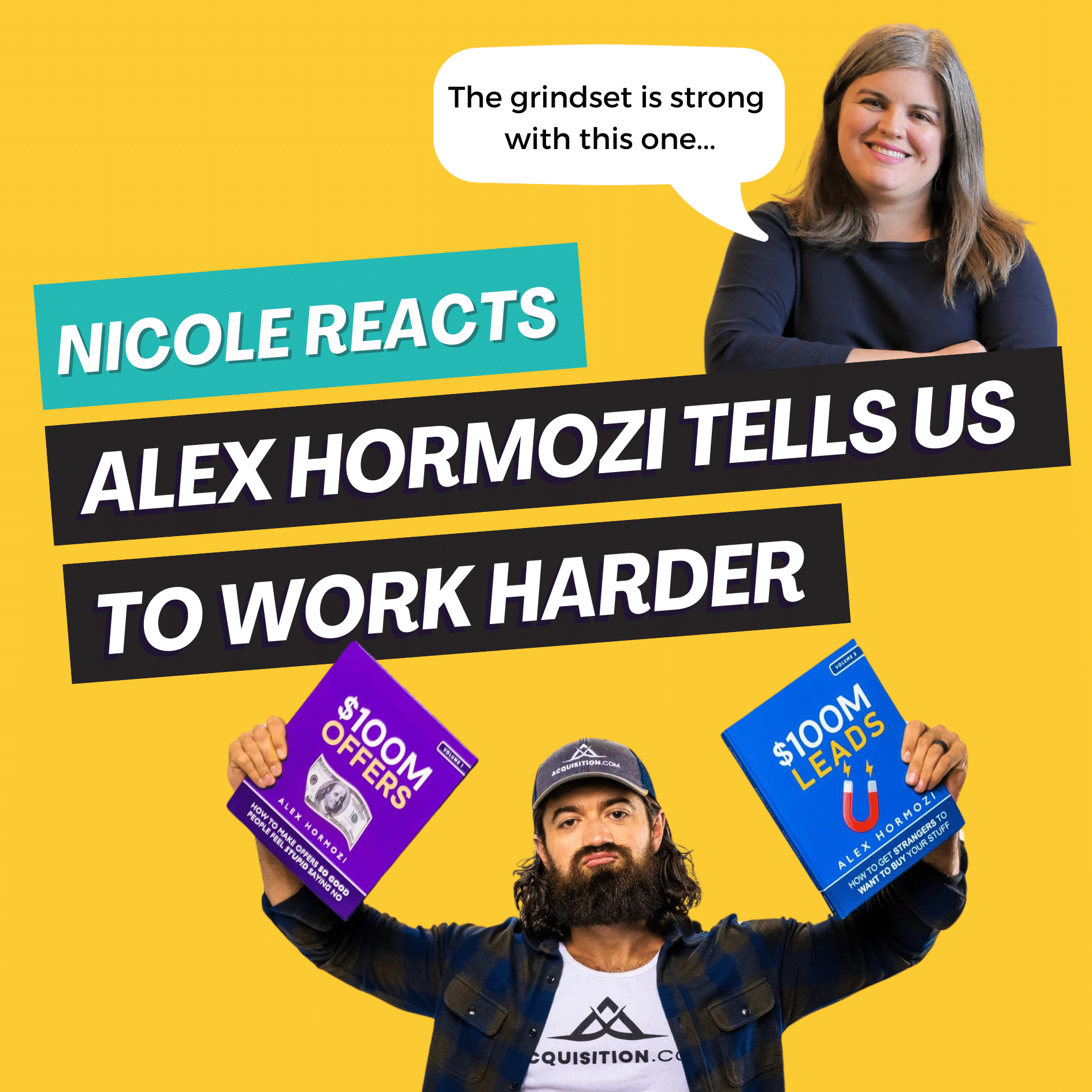 Nicole Reacts: Alex Hormozi Tells Us To Work Harder