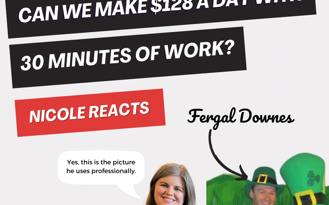 Nicole Reacts  Fergal Downes’ Empire System