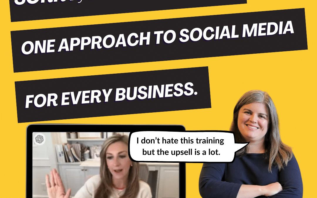 Melanie Mitro Shares A Non-Terrible Social Media Calendar