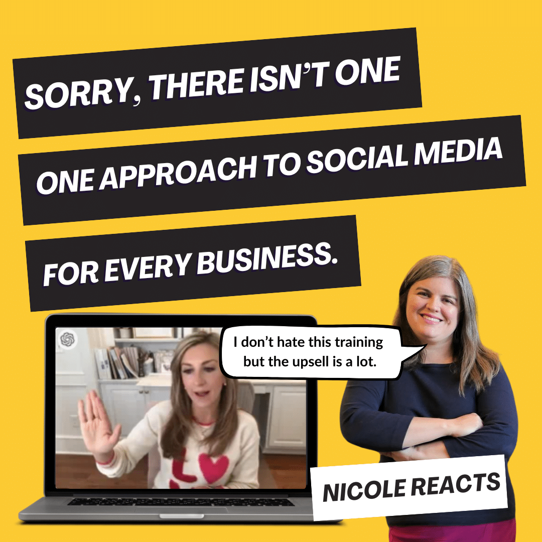 Melanie Mitro Shares A Non-Terrible Social Media Calendar