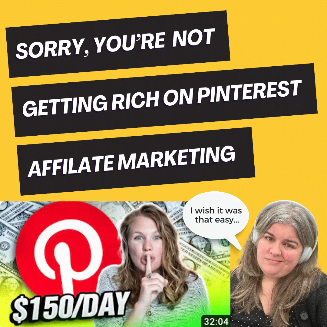 Nicole Reacts: You Probably Aren’t Going To Make $150/Day Affiliate Marketing On Pinterest