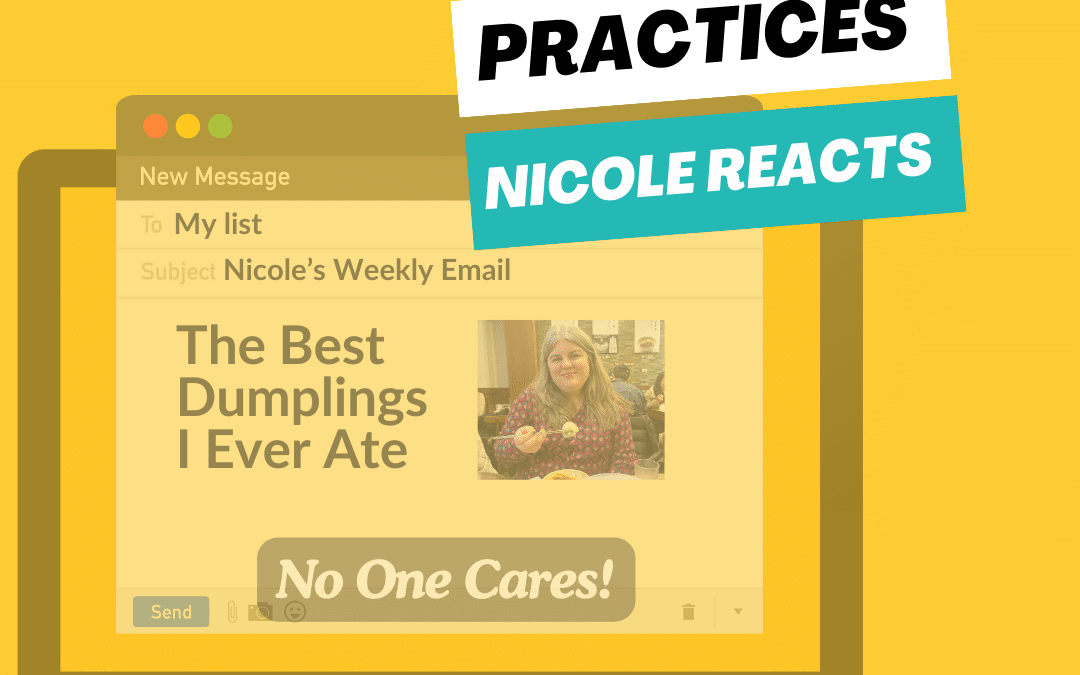 Nicole Reacts: Brock Johnson suggests getting personal in your email marketing