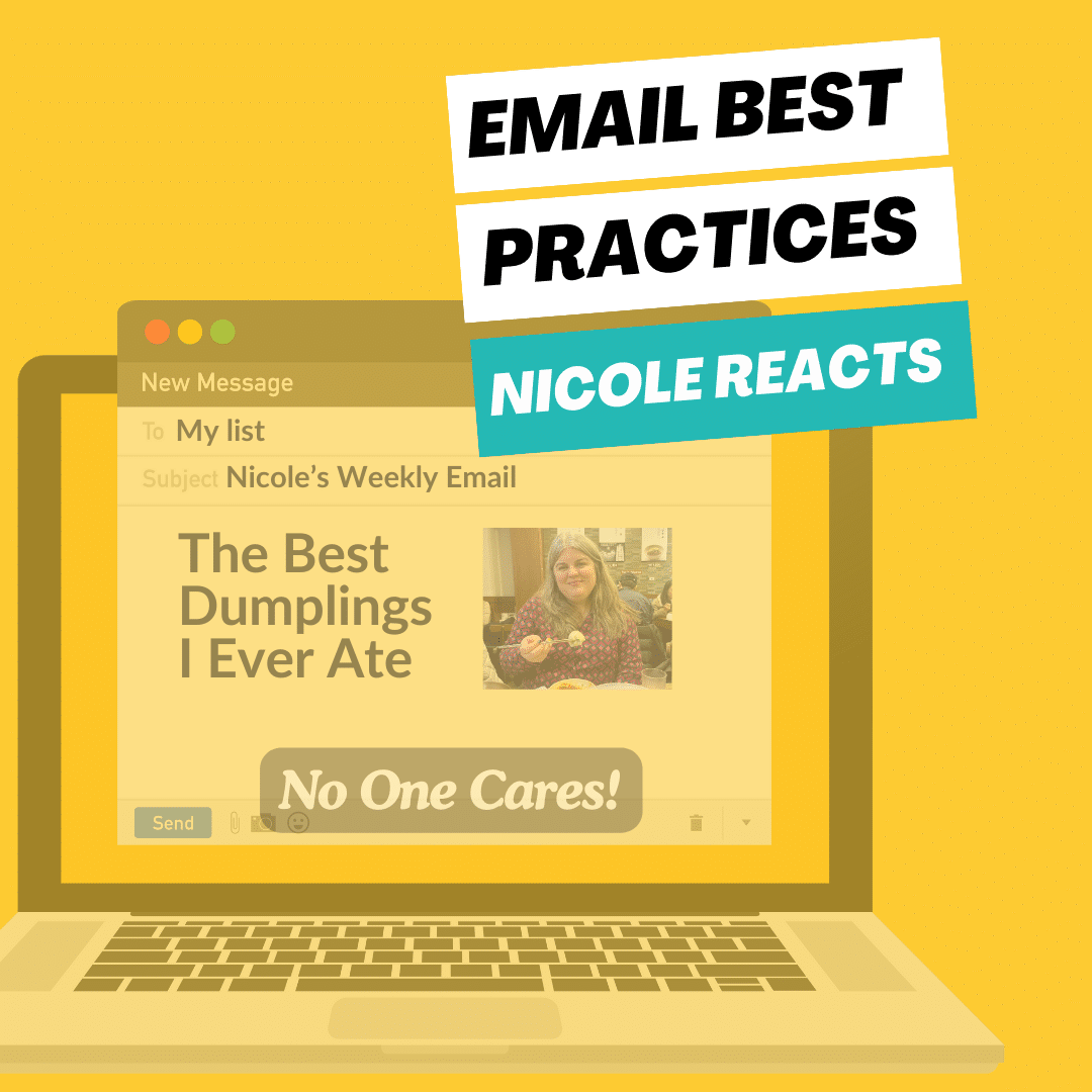 Nicole Reacts: Brock Johnson suggests getting personal in your email marketing