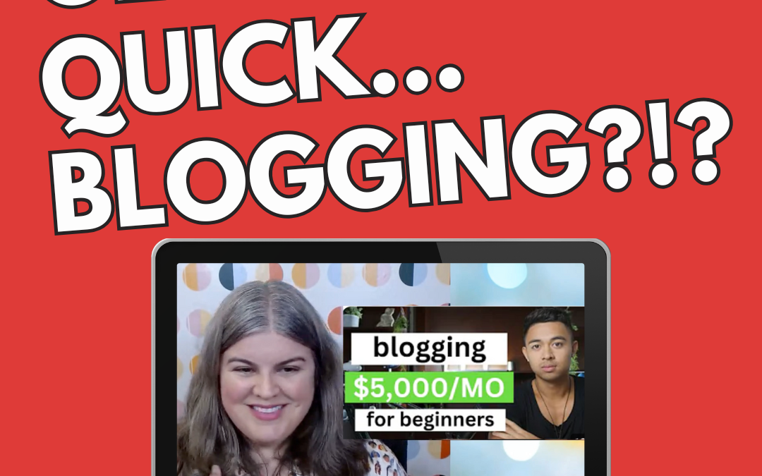 Nicole Reacts: This guy thinks we can make $5000/month blogging with no experience… in 2024